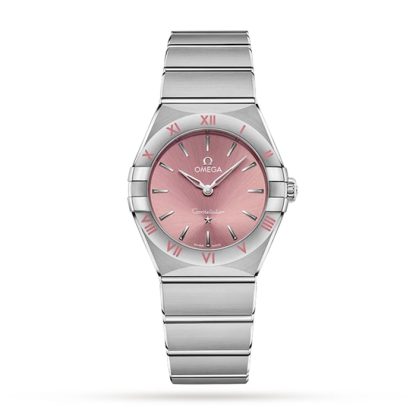 Omega Constellation Co-Axial 28mm Ladies Watch Pink O13110286011001