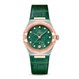 Omega Constellation Co-Axial Master Chronometer 29mm Ladies Watch Green O13123292099001
