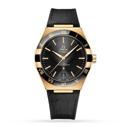 Omega Constellation Co-Axial Master Chronometer 41mm Mens Watch Yellow Gold O13163412101001