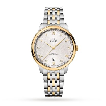 Omega De Ville Prestige Co-Axial Chronometer 40mm Mens Watch Silver O43420402052001