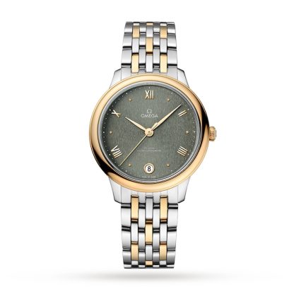 Omega De Ville Prestige Co-Axial Master Chronometer 34mm Ladies Watch Green O43420342010001