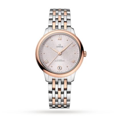 Omega De Ville Prestige Co-Axial Master Chronometer 34mm Ladies Watch Silver O43420342002003