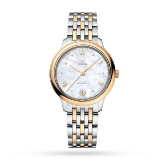 Omega De Ville Prestige Co-Axial Master Chronometer 34mm Ladies Watch White O43420342005002