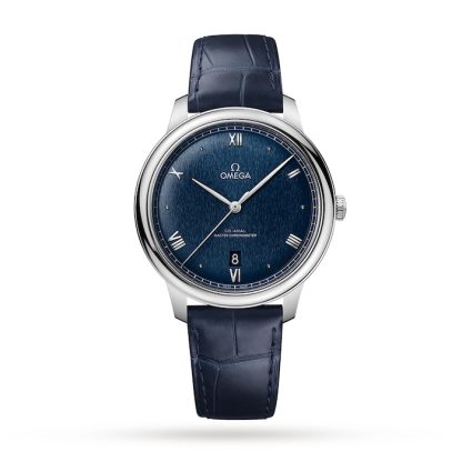 Omega De Ville Prestige Co-Axial Master Chronometer 40mm Mens Watch Blue O43413402003001