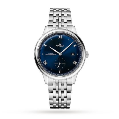 Omega De Ville Prestige Co-Axial Master Chronometer Small Seconds 41mm Mens Watch Blue O43410412003001