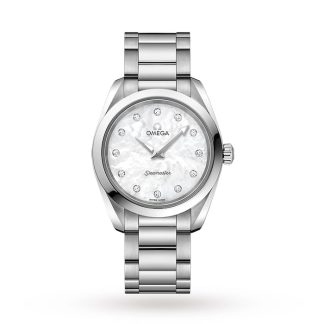 Omega Seamaster Aqua Terra 150M Ladies 28mm Quartz Diamond Dot Watch O22010286055001