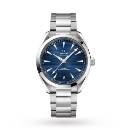 Omega Seamaster Aqua Terra 150M Mens Blue Dial 41mm Automatic Co-Axial Watch O22010412103001