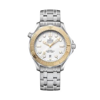 Omega Seamaster Diver 300m Co Axial Master Chronometer Paris 2024 42mm Mens Watch White O52221422004001