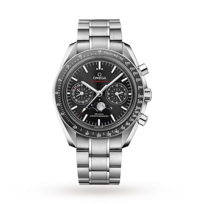Omega Speedmaster Mens 44.25mm Co-Axial Automatic Moonphase Watch O30430445201001